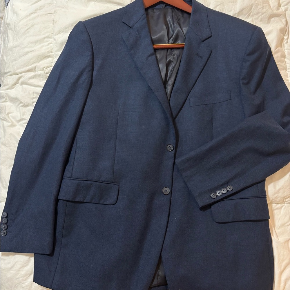 Balmain Dark Blue Men's Suit
